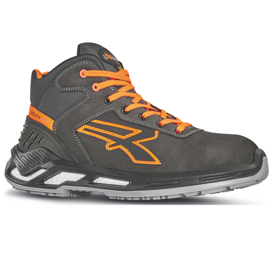Scarpe Antinfortunistiche U-Power Antracite Arancione LORD S3 SRC ESD 39-46