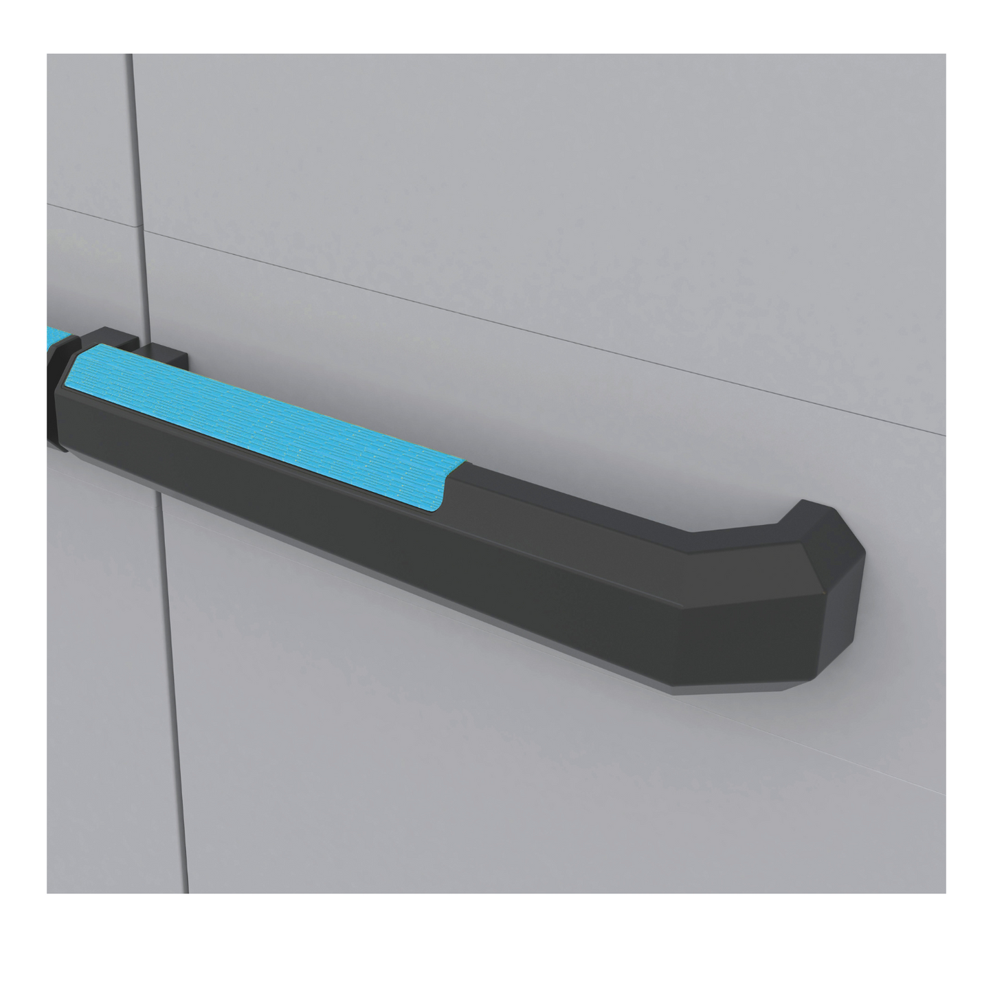 Armadio Portascope Keter Linear Grigio/Nero 68x39x173 cm con 3 Ripiani