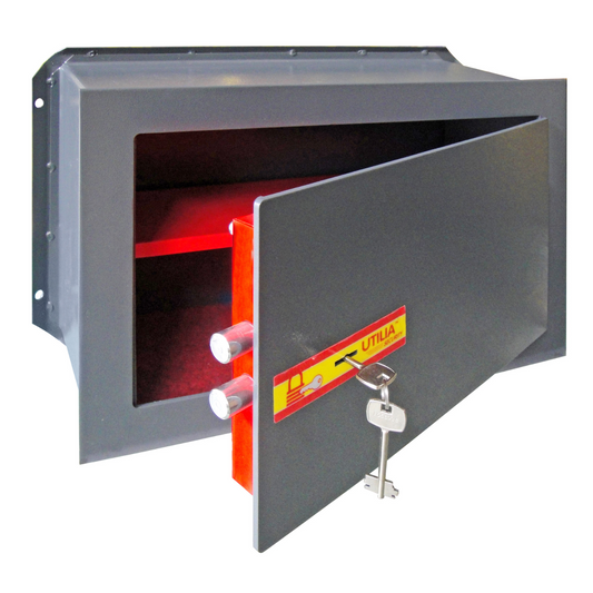 Cassaforte Misura XS Incasso a Muro con Chiave Meccanica Blindata Utilia Mobile