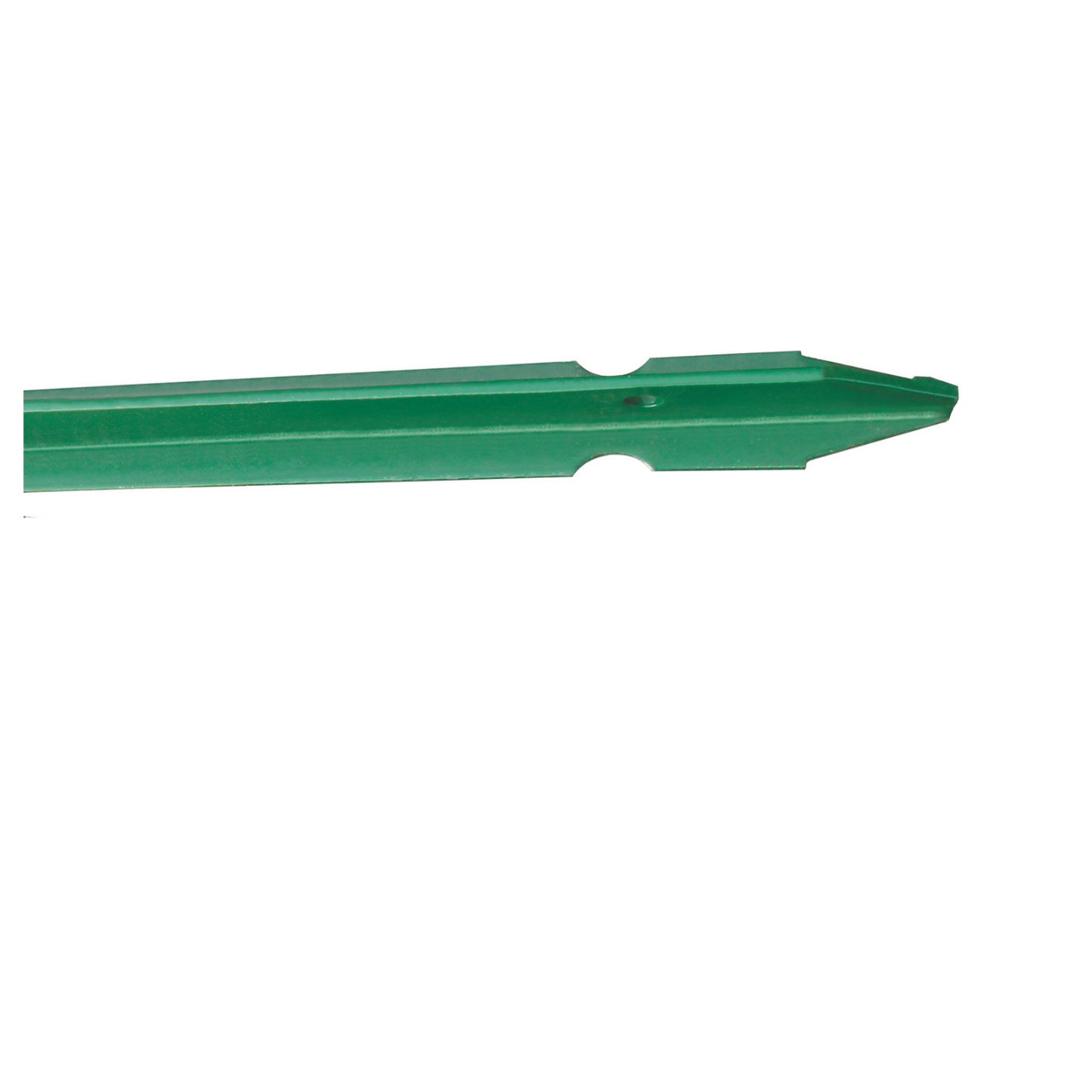 10 Paletti per recinzioni plastificato verde 225 cm, sezione 30x30 mm