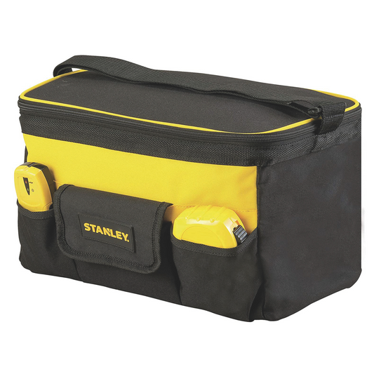 Borsa Porta Attrezzi Stanley 34x21x24 cm con Base Rigida e Tracolla