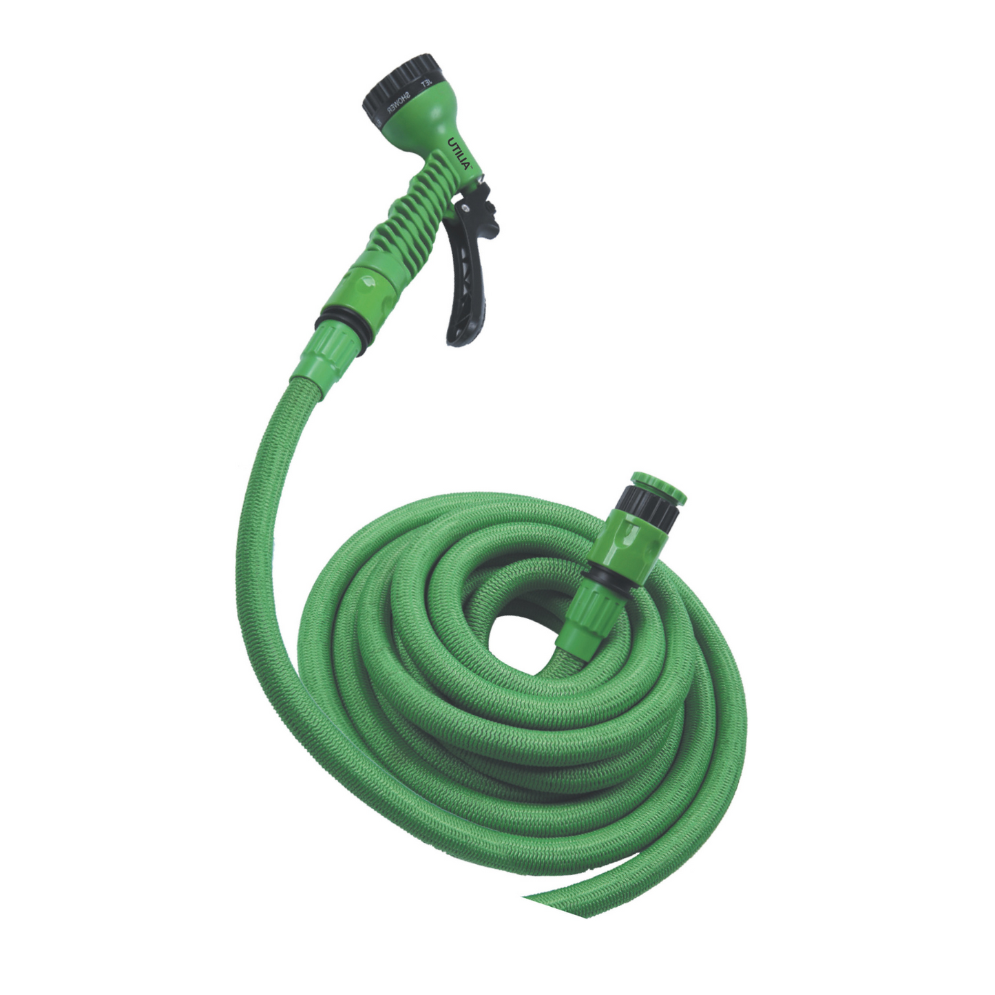 Tubo Estensibile per Irrigazione Utilia 10-30 m con Pistola 8 Getti