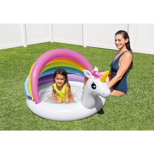Piscina gonfiabile Intex Baby Unicorno 127x102x69 cm