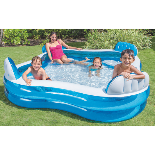 Piscina gonfiabile Intex Family quadrata 229x229x66 cm 990 L