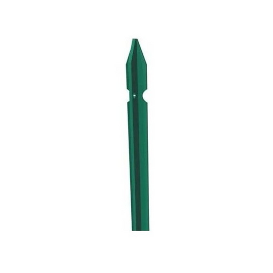 10 Paletti Verdi in Ferro Zincato plastificato da Recinzione 175 cm