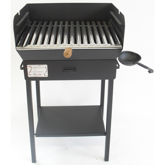 Barbecue a Carbonella Griglia Acciaio Inox BBQ carbone da Acciaio Giardino