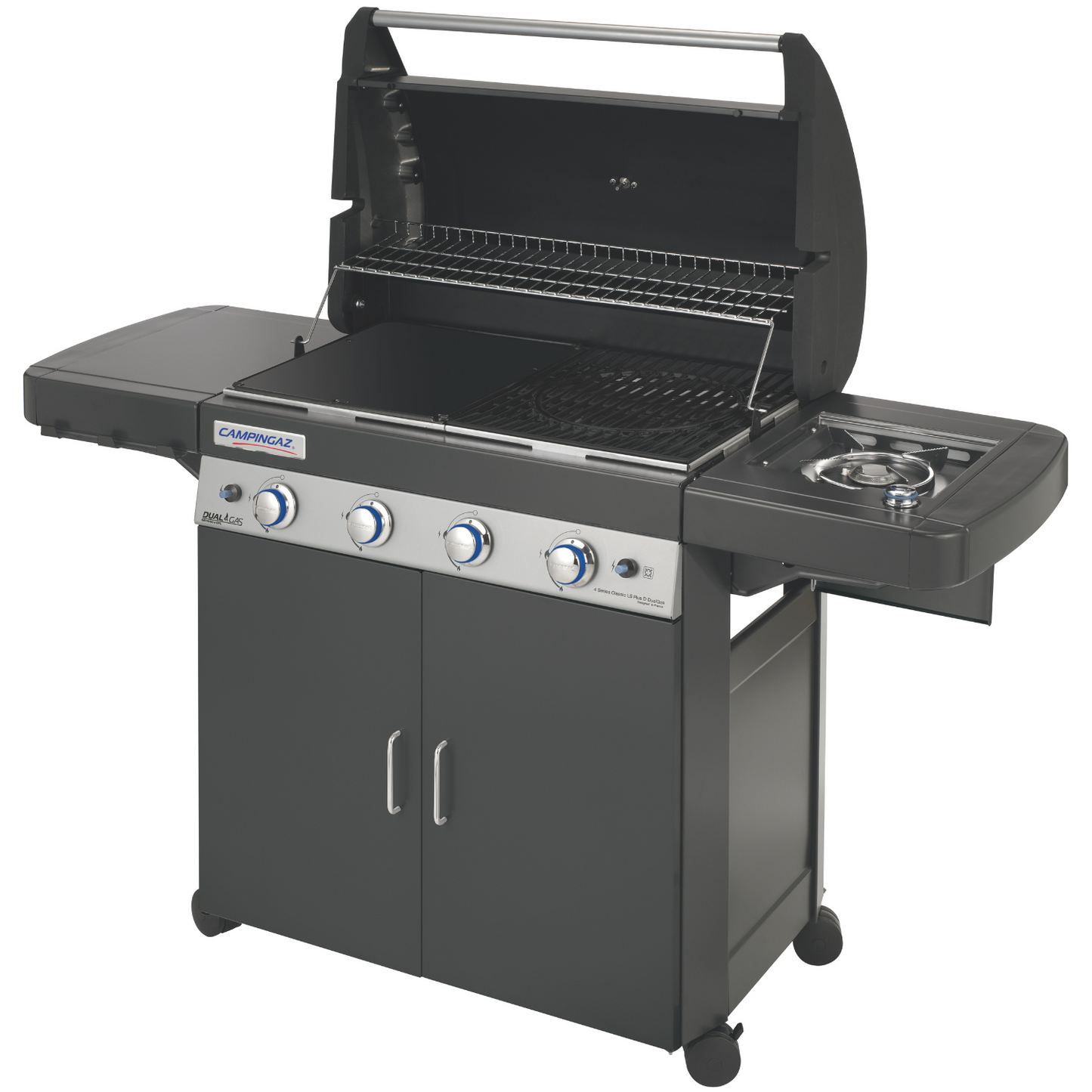 Barbecue a Gas con Supporto Bombola e bruciatori in Acciaio Inox