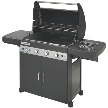 Barbecue a Gas con Supporto Bombola e bruciatori in Acciaio Inox