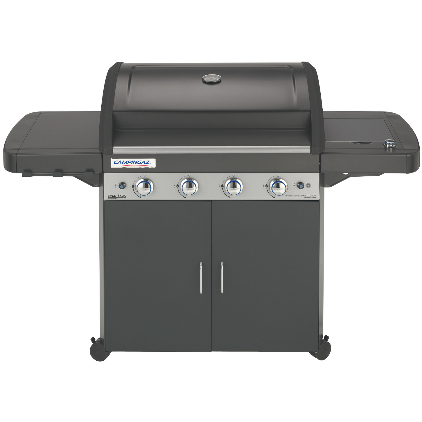 Barbecue a Gas con Supporto Bombola e bruciatori in Acciaio Inox