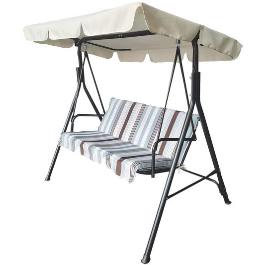Dondolo 3 Posti da Giardino 170 x 110 x 153 cm