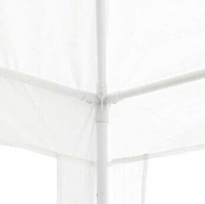 Gazebo Eco 3x3 Bianco con Struttura in Acciaio