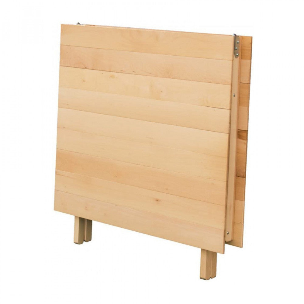 Tavolo Doppio 70x140 cm in Legno di Faggio Naturale