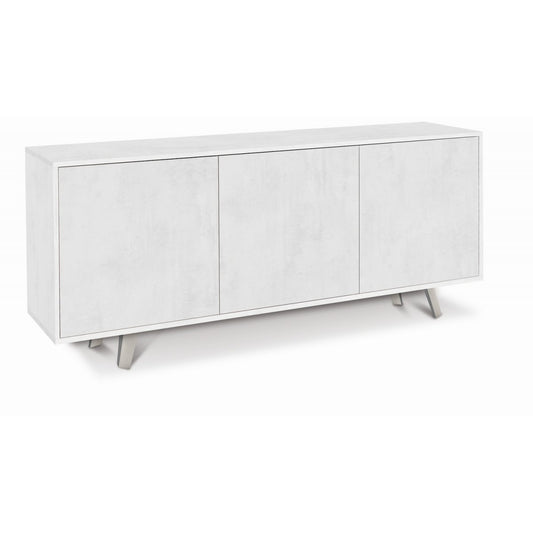 Armadio Bianco Nero Madia 3 Ante Contenitore Buffet Soggiorno Credenza