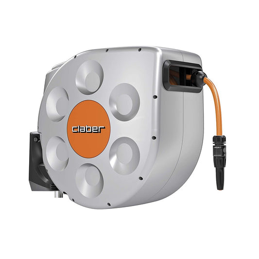 Avvolgitubo Automatico 30 a Muro da Parete Porta Tubo Acqua Giardino Innaffiare