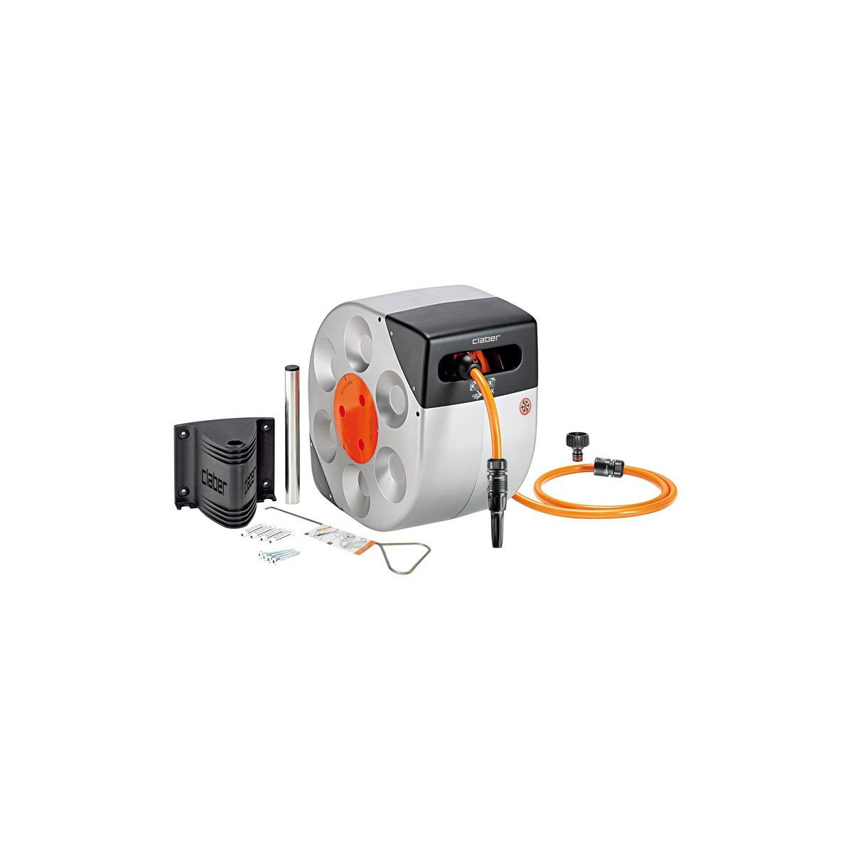 Avvolgitubo Automatico 30 a Muro da Parete Porta Tubo Acqua Giardino Innaffiare