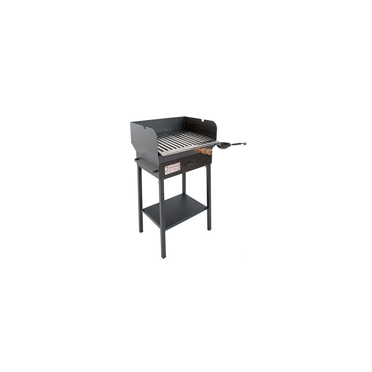 Barbecue a Carbonella Griglia Acciaio Inox BBQ carbone da Acciaio Giardino