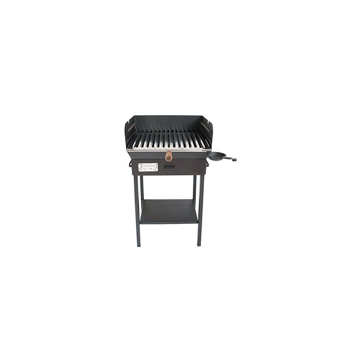 Barbecue a Carbonella Griglia Acciaio Inox BBQ carbone da Acciaio Giardino