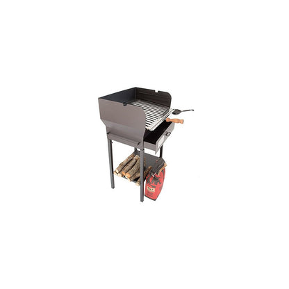 Barbecue a Carbonella Griglia Acciaio Inox BBQ carbone da Acciaio Giardino