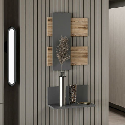 Composizione di Mensole a Muro da Ingresso Elegante Ripiano Scaffale