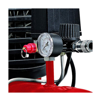 Compressore Aria Einhell 24 Lt Litri Compatto Manometro Elettrico Ruote Valvola