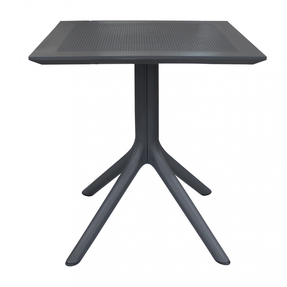 Tavolo 70x70 cm in Polipropilene Antracite