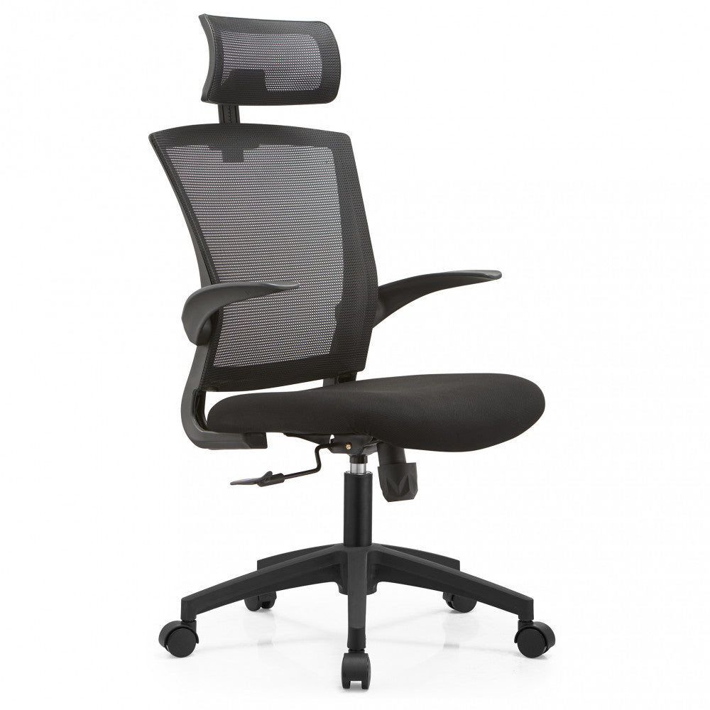Sedia Regolabile Nero Plastica x Metallo 59x58x113-123 cm