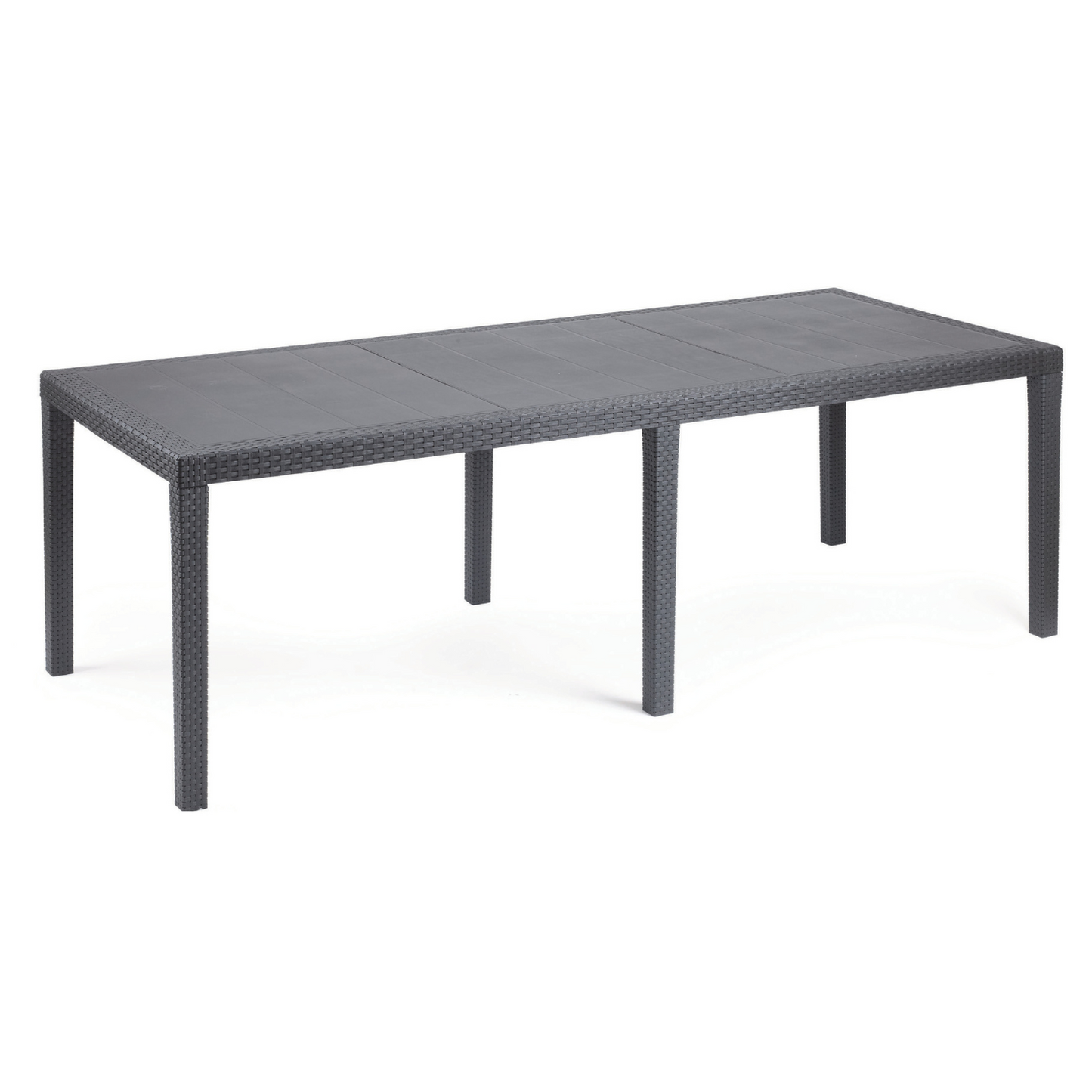 Tavolo Queen Estensibile 150-220x90 cm Rattan Antracite