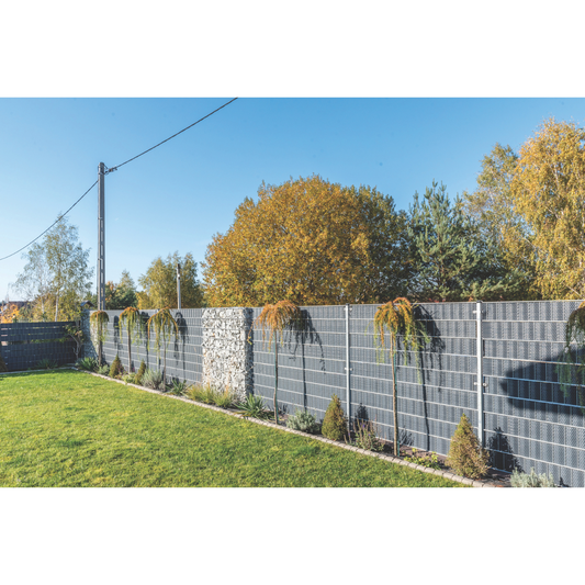 Striscia Frangivista in Tecno Rattan 90x300 cm Antracite