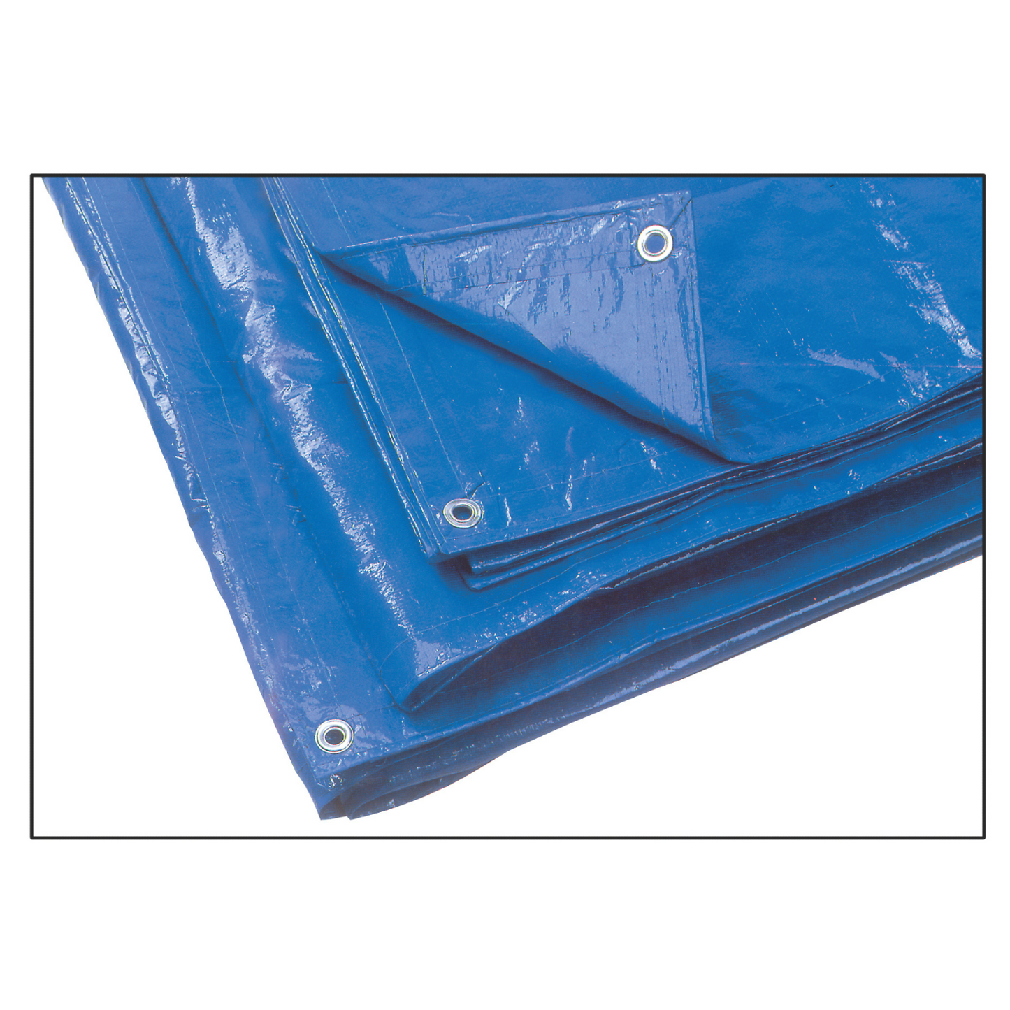 Telo Occhiellato Multiuso in Polietilene Blu 4x5 mt