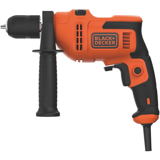 Trapano a Percussione BEH200-QS 500W Black+Decker con Mandrino 13mm