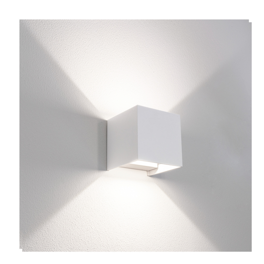 Applique bidirezionale LED 10W, 800 lm, regolabile, colore bianco