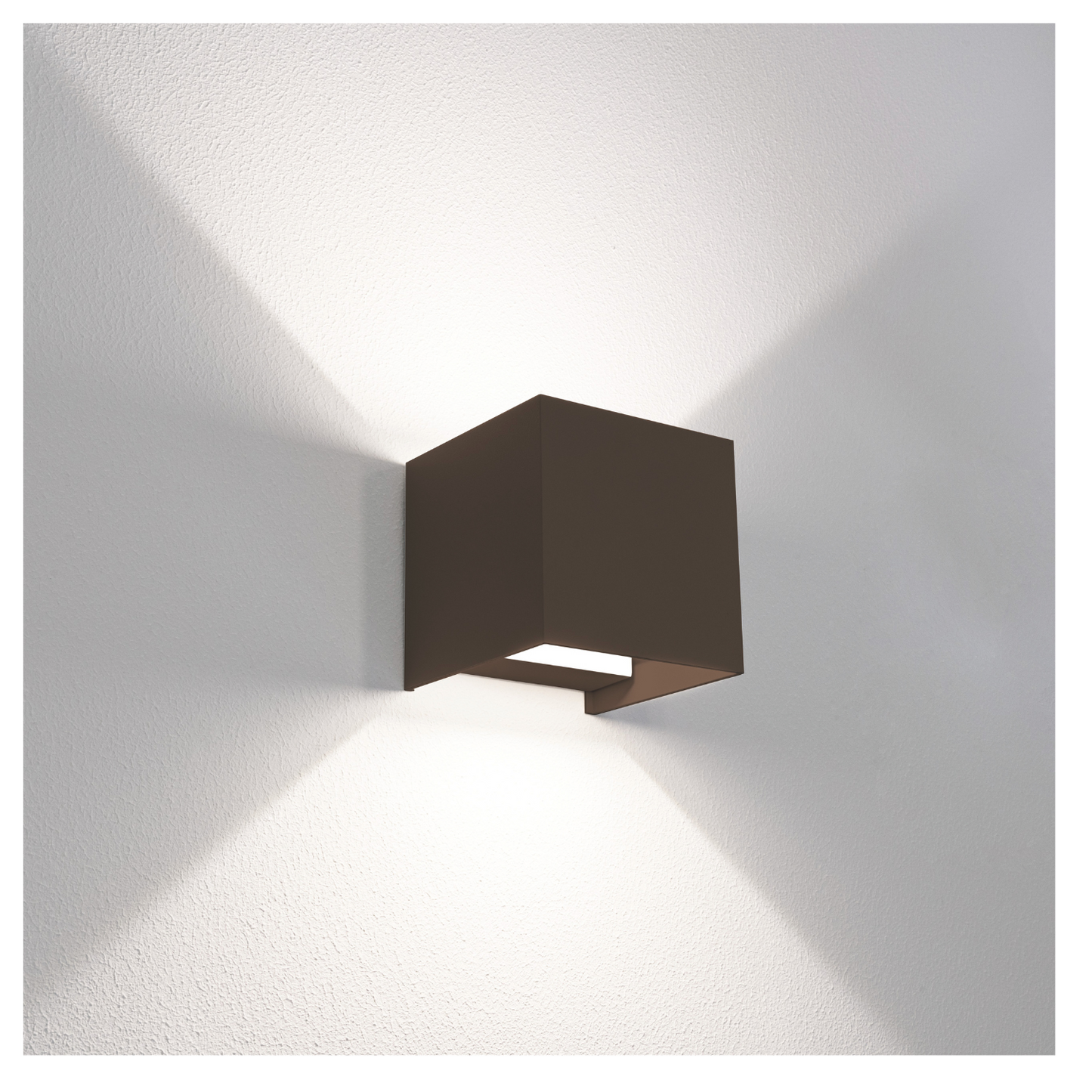 Applique LED Century Up&Down+ 10W IP65 luce 3.000K-6.500K Corten