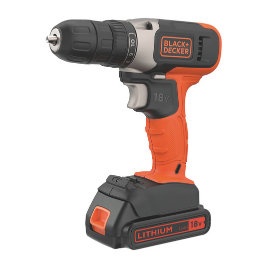 Black+Decker Trapano Avvitatore a Batteria BCD001C1-QW 18V 1,5Ah