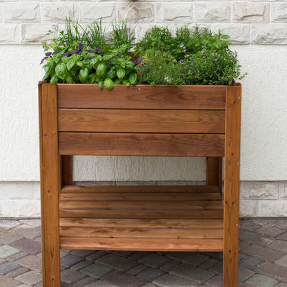Fioriera 80x80 Orto Rialzato Urbano da Balcone Giardino Pensile Vaso in Legno