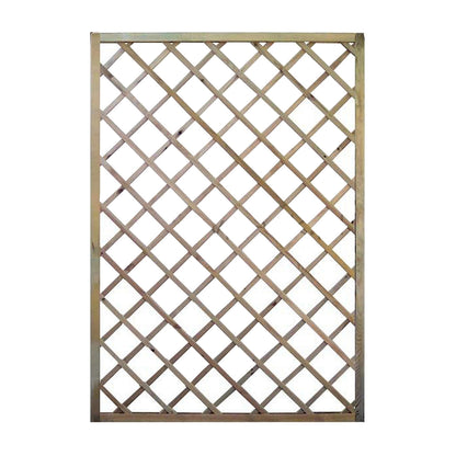 Grigliato Pannello 120x180 cm Steccato in Legno da Terrazzo Giardino Divisorio