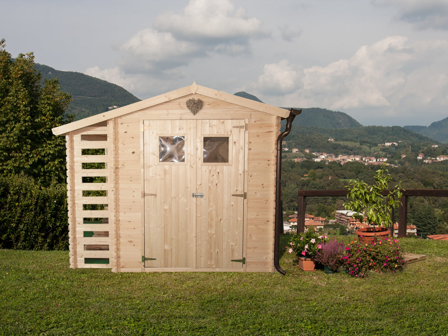 Casetta 2.5x2 da Giardino Esterno 19mm Rimessa Block House