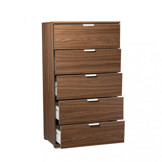 Cassettiera marrone 60x38x103 cm elegante e capiente