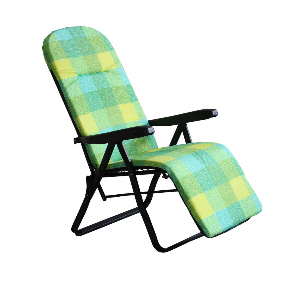 Sdraio automatica multicolor verde e giallo