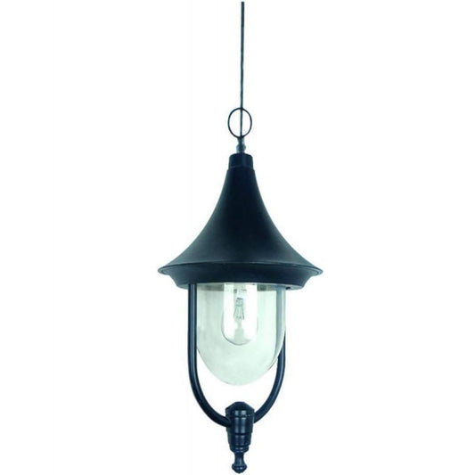 Lampada a Sospensione Lanterna con Catena 50 cm in Metallo da Esterno
