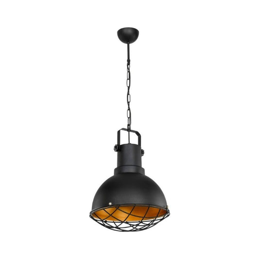 Lampada a Sospensione stile industriale Nero da Interno salone