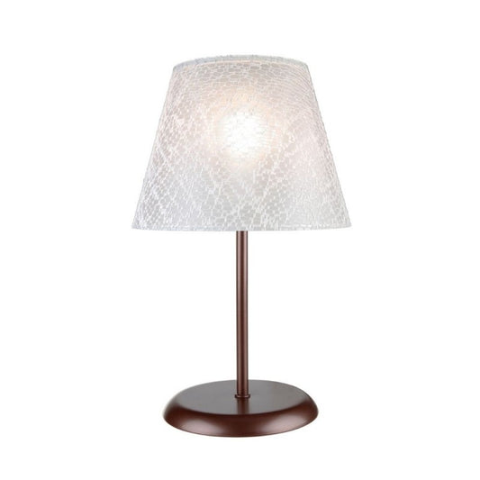 Lampada da tavolo Scrivania con paralume ricamato 39 cm