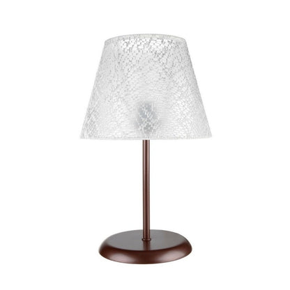 Lampada da tavolo Scrivania con paralume ricamato 39 cm
