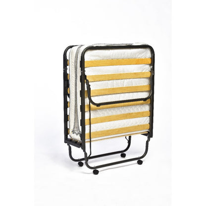 Brandina Pieghevole con Materasso 80x190 Doghe Letto Singolo Poliuterano