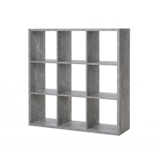Libreria a Cubi Giorno Grigia Moderna Mensole Legno Divisorio Scaffali Ufficio