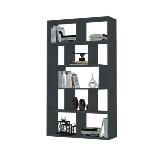 Libreria Cemento in Legno con Ripiani Mobile Ufficio Camera