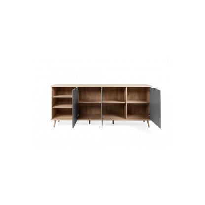 Credenza 3 Ante e scaffali Porta Tv madia 210 cm Mobile da salotto