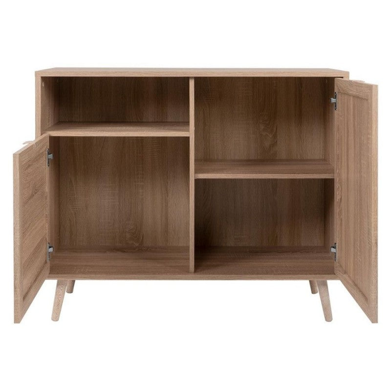 Credenza Madia 2 Ante effetto Vimini da interno Salone