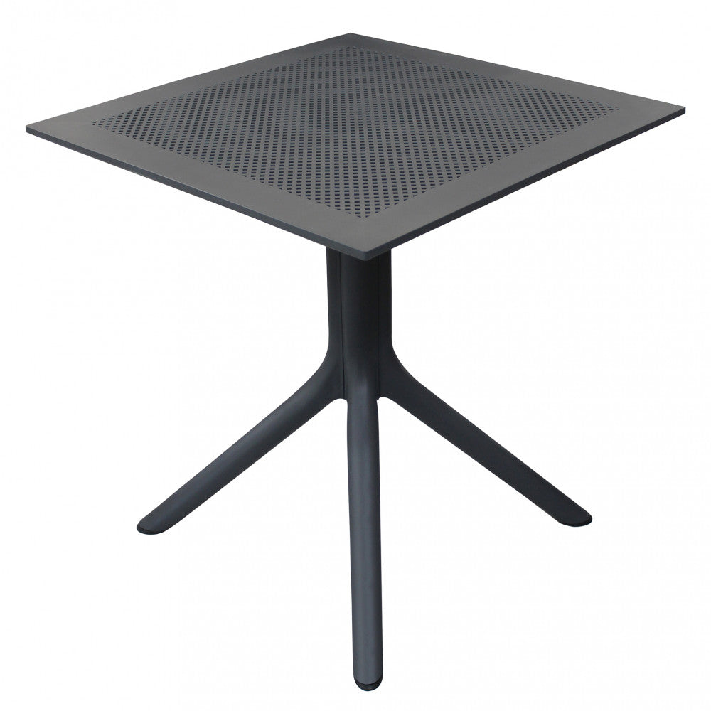 Tavolo 70x70 cm in Polipropilene Antracite