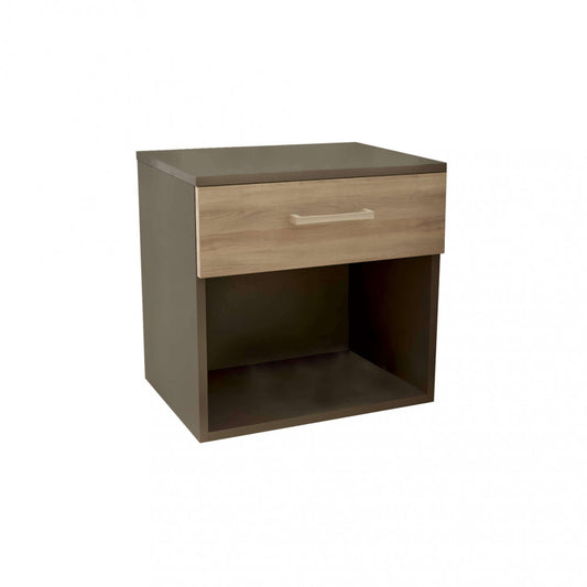 Comodino in Truciolare Bilaminato Olmo 44,4x33x43,5 cm