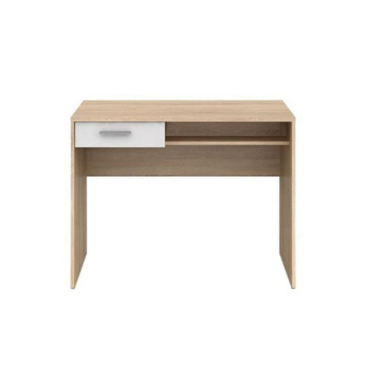 Scrivania Rovere con Cassetto bianco 100 cm  da Ufficio
